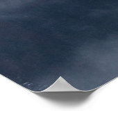 山の転が層を通る神秘的な霧 ポスター (角)