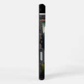 山の農場のトラクター iPhoneケース (右側面)