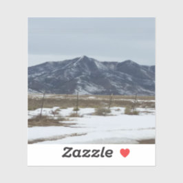 山の近くの生活 シール