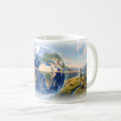 山の道をつなぐマグカップ コーヒーマグカップ (正面右)