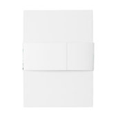 山の郷土 水彩画の緑のウェディング 招待状ベリーバンド (裏面例)