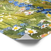 山の野の花 ウェディング ウェルカムサイン ポスター (角)