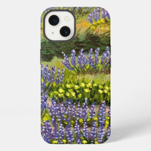 山の野の花 iPhoneケース (裏面)