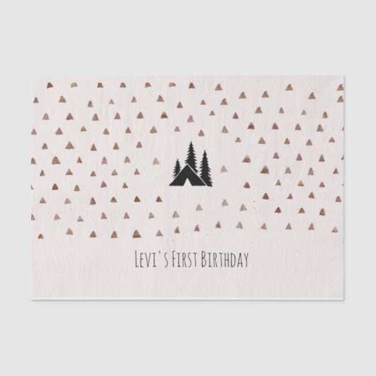 山の野生の1つのティッシュペーパー 薄葉紙 (正面)