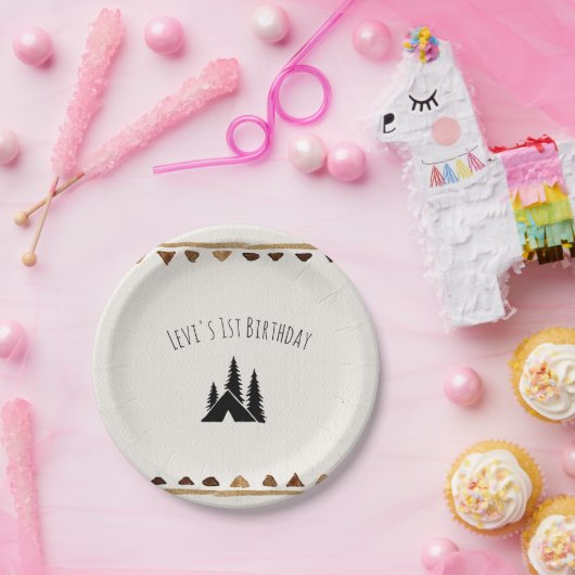 山の野生の1つのパーティーの紙皿 ペーパープレート (パーティー)