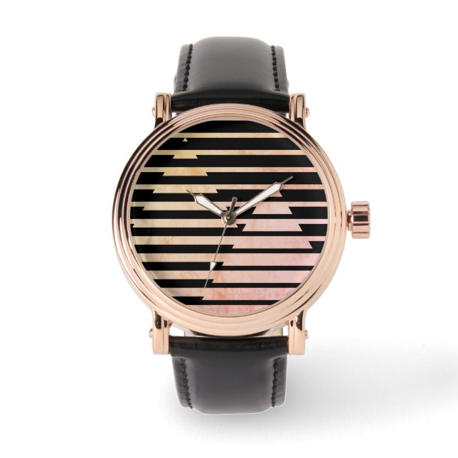 山の錯覚 腕時計 (正面)