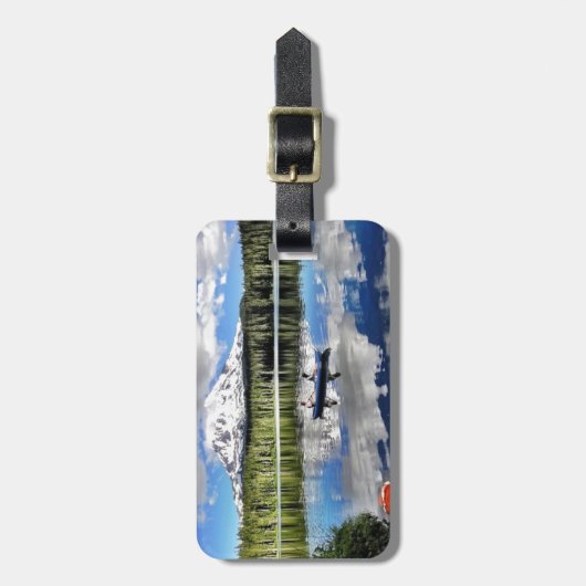 山の鏡 ラゲッジタグ (正面縦)