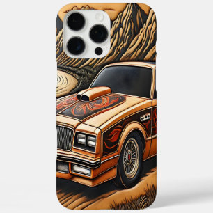 山の間の筋肉の威厳のある車 iPhone 16 PRO MAXケース