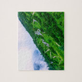 山の険しい道 ジグソーパズル (縦)