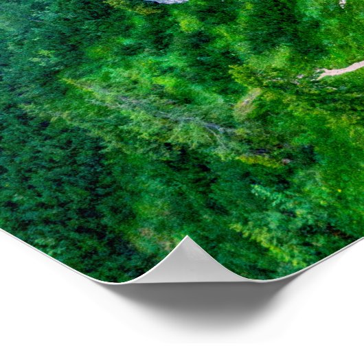 山の険しい道 ポスター (角)