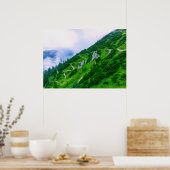 山の険しい道 ポスター (キッチン)