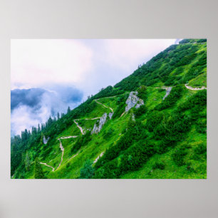 山の険しい道 ポスター