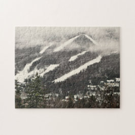 山の雪のヴァーモントのパズル ジグソーパズル