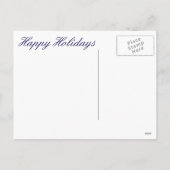 山の雪の景色 シーズンポストカード (裏面)