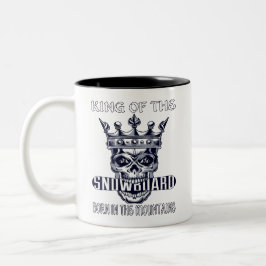 山の雪生まれ盤の王 ツートーンマグカップ