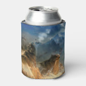 山の霧の中のオオカミ 缶クーラー (缶正面)