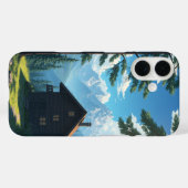 山の静寂：穏やかなキャビン脱出 Case-Mate iPhoneケース (裏面 (横))