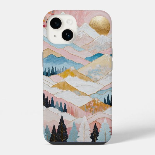 山の静寂 iPhoneケース (裏面)