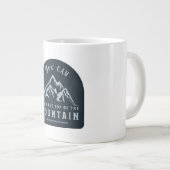 山の頂上に到達 ジャンボコーヒーマグカップ (正面右)