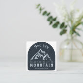 山の頂上に到達 スクエア名刺 (スタンド正面)