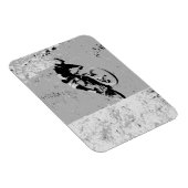 山の頂上 – 山バイクもしくは自転車に乗る人 マグネット (右側)