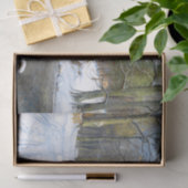 山の風景で冬、デコページ 薄葉紙 (ギフト)