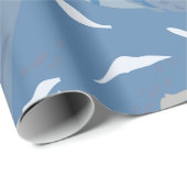 山の風景と野生のベリー。シームレスヴィンタグ ラッピングペーパー (ロールコーナー)