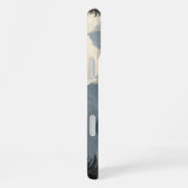 山の風景にウルフパック iPhoneケース (右側面)