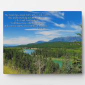 山の風景のプラ感動的ーク フォトプラーク (正面)