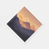 山の風景の冒険 スタンダードランチョンナプキン (角)