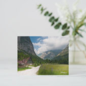 山の風景の写真はがき。スロベニア ポストカード (スタンド正面)