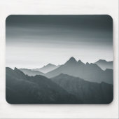 山の風景の写真 マウスパッド (正面)