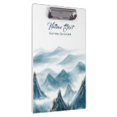 山の風景の絵画引用文あなたの名前を追加 クリップボード (右)