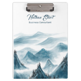 山の風景の絵画引用文あなたの名前を追加 クリップボード