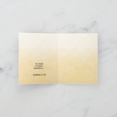 山の風景の聖句の秋 ノートカード (内部)