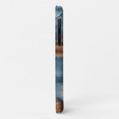 山の風景を持つ湖の風車 Case-Mate iPhoneケース (裏面/左)