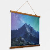 山の風景絵画ズ 吊り下げ型タペストリー (傾斜あり)