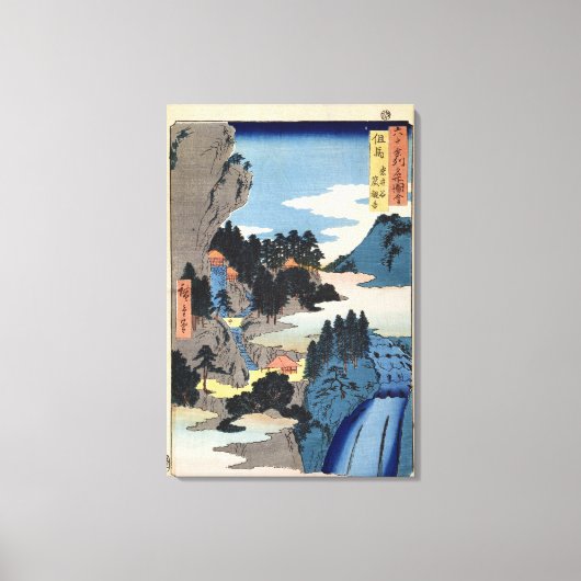 山の風景 キャンバスプリント (正面)