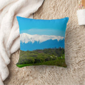 山の風景 クッション (ブランケット)