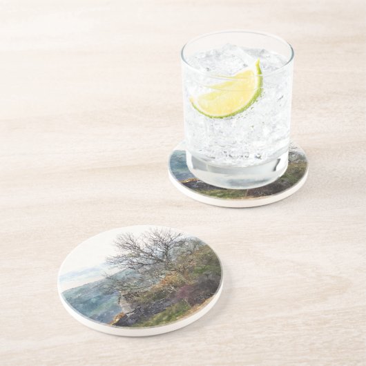 山の風景 コースター (側面)