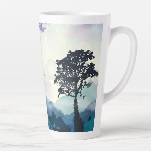 山の風景 コーヒーマグ カフェラテマグ (右)