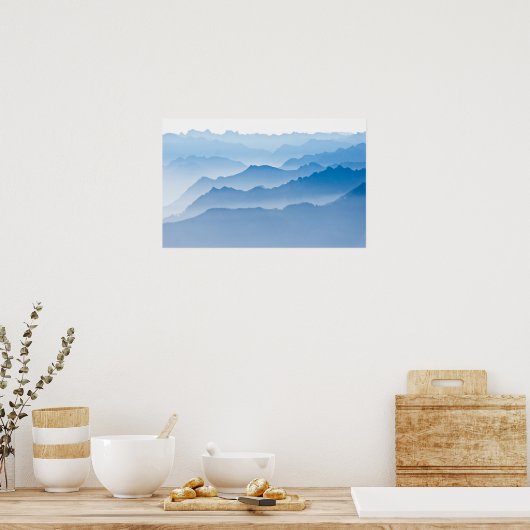 山の風景 |スイス ポスター (キッチン)