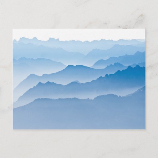 山の風景 |スイス ポストカード (正面)