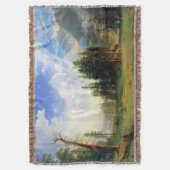 山の風景 スローブランケット (正面縦)