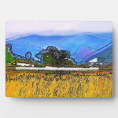 山の風景 フォトプラーク (正面)