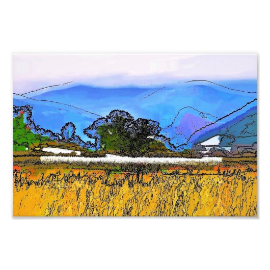 山の風景 フォトプリント            (正面)