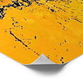 山の風景 ポスター (角)