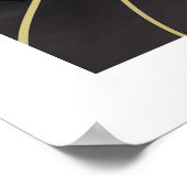 山の風景 ポスター (角)