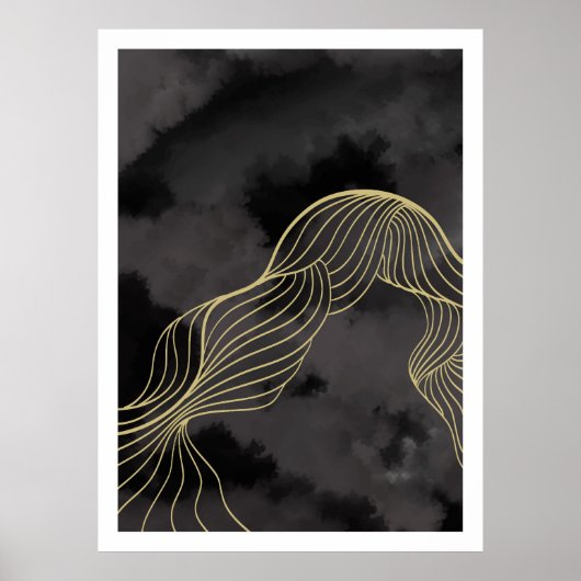 山の風景 ポスター (正面)