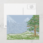 山の風景 ポストカード (正面/裏面)